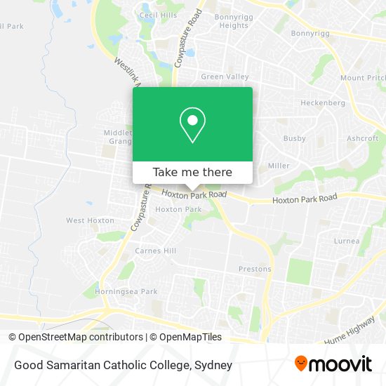 Good Samaritan Catholic College map