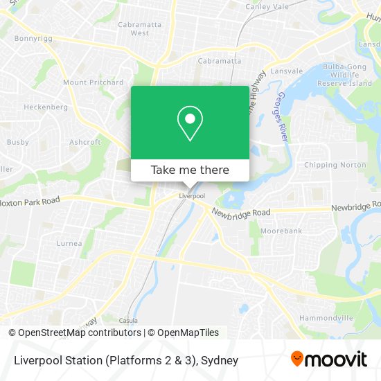 Liverpool Station (Platforms 2 & 3) map