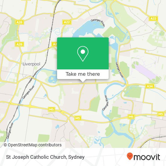 Mapa St Joseph Catholic Church
