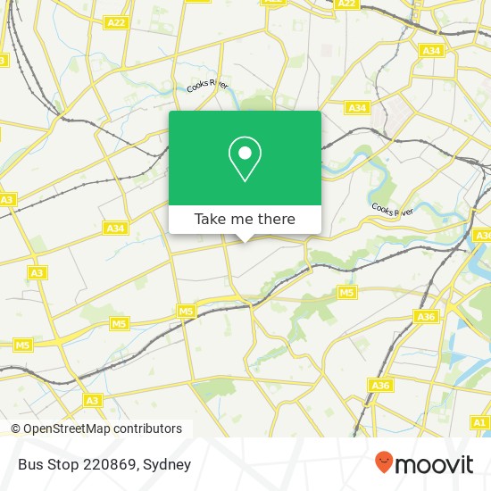 Bus Stop 220869 map