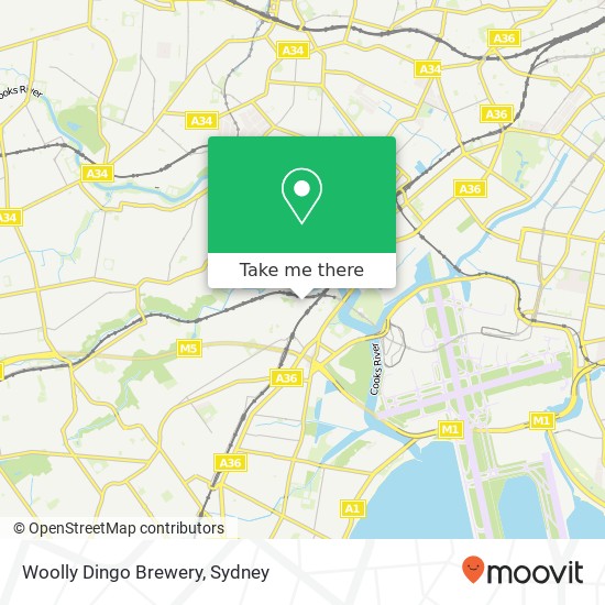 Woolly Dingo Brewery map