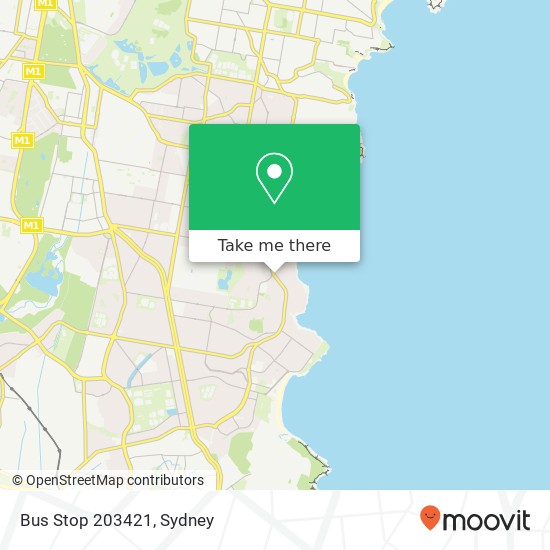 Bus Stop 203421 map