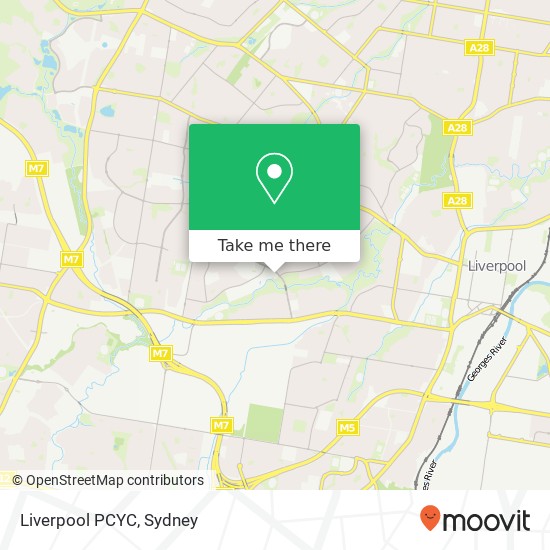 Liverpool PCYC map