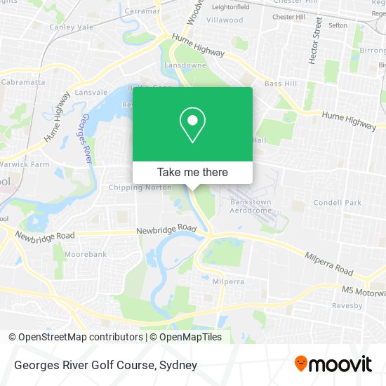 Mapa Georges River Golf Course