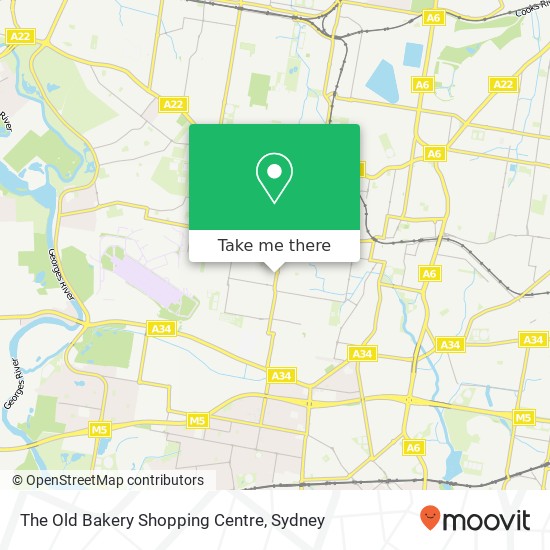 The Old Bakery Shopping Centre map