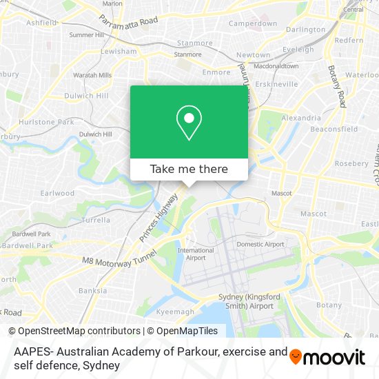 AAPES- Australian Academy of Parkour, exercise and self defence map