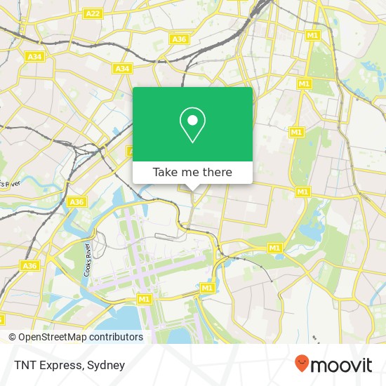 TNT Express map