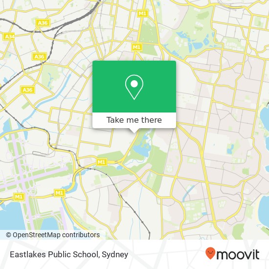 Eastlakes Public School map