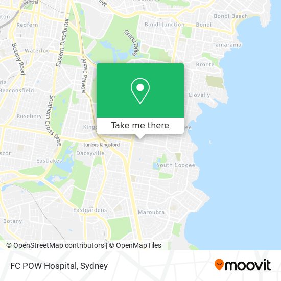 FC POW Hospital map