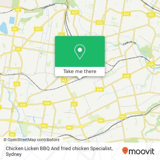 Chicken Licken BBQ And fried chicken Specialist map