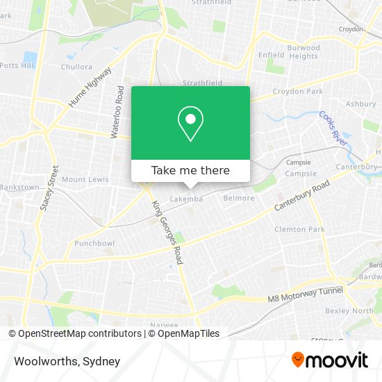 Woolworths map