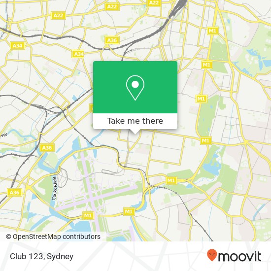 Club 123 map
