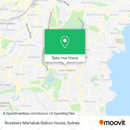 Rosebery Martabak/Bakso House map