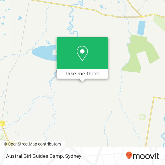Austral Girl Guides Camp map