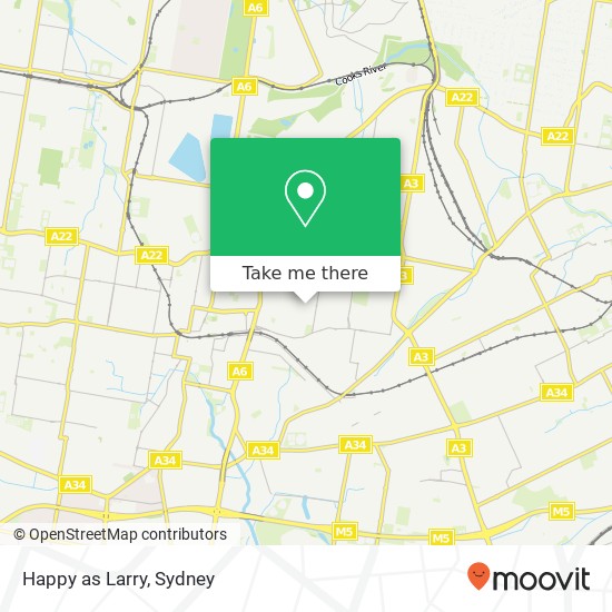 Mapa Happy as Larry