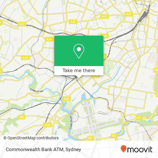 Commonwealth Bank ATM map