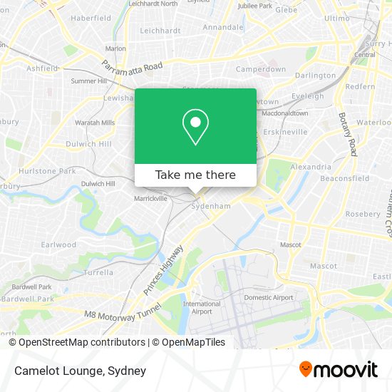 Mapa Camelot Lounge
