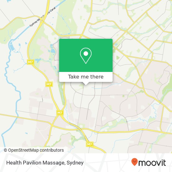 Mapa Health Pavilion Massage