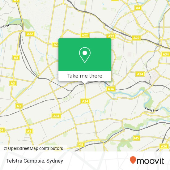 Telstra Campsie map