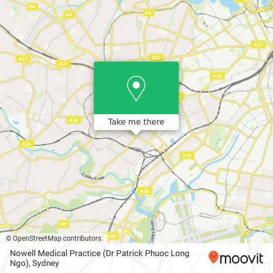 Mapa Nowell Medical Practice (Dr Patrick Phuoc Long Ngo)