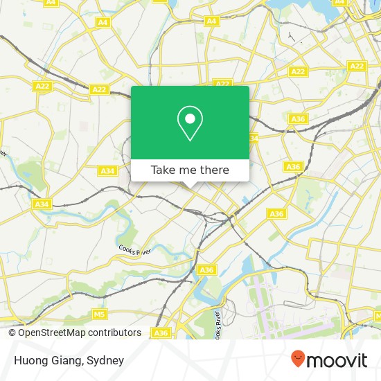 Mapa Huong Giang