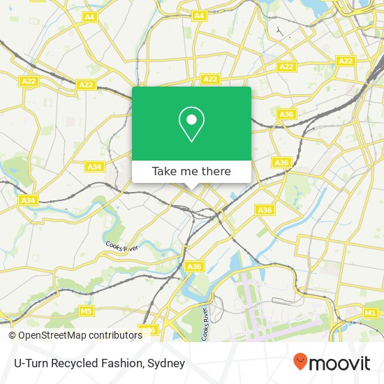 U-Turn Recycled Fashion map