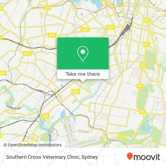 Southern Cross Veterinary Clinic map