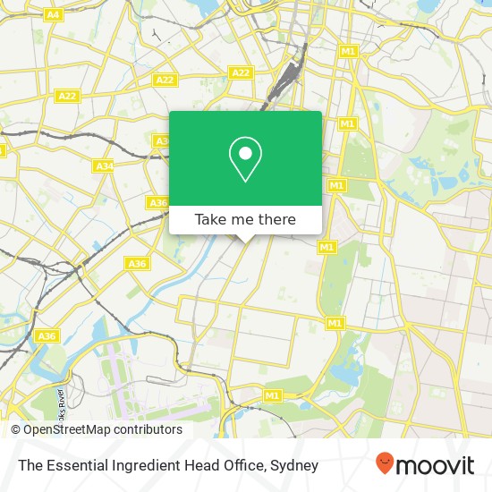 The Essential Ingredient Head Office map