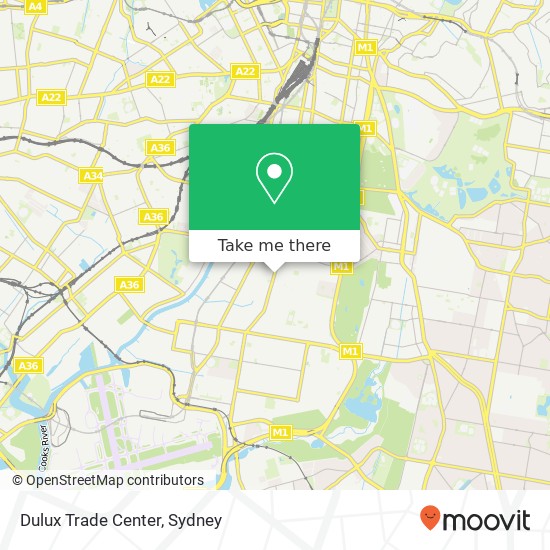 Dulux Trade Center map