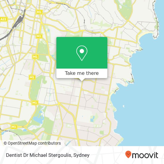 Mapa Dentist Dr Michael Stergoulis