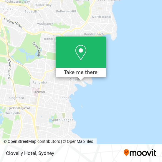 Clovelly Hotel map