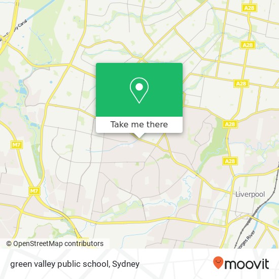 green valley public school map
