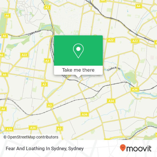 Fear And Loathing In Sydney map