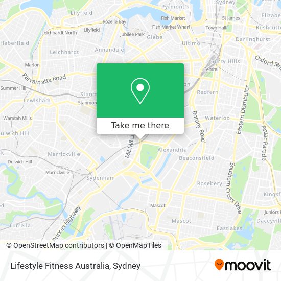 Mapa Lifestyle Fitness Australia