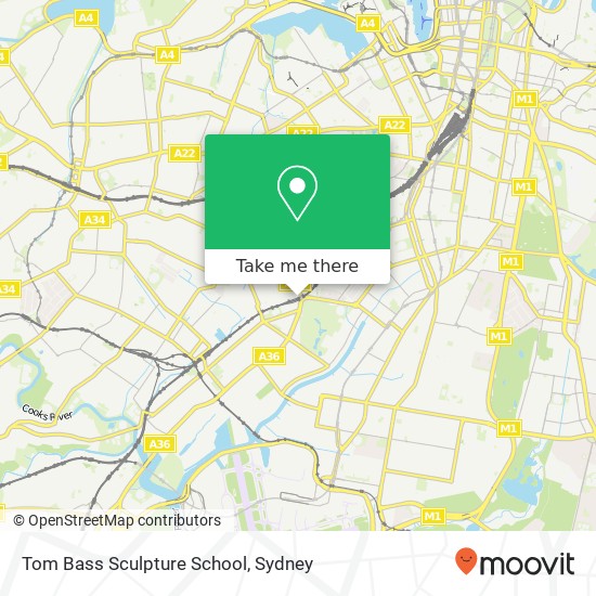 Tom Bass Sculpture School map