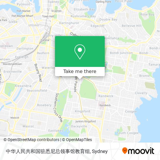 Mapa 中华人民共和国驻悉尼总领事馆教育组