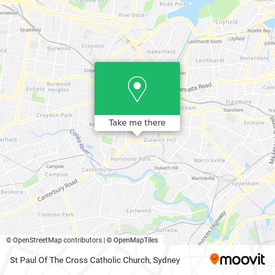 Mapa St Paul Of The Cross Catholic Church