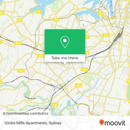 Globe Mills Apartments map