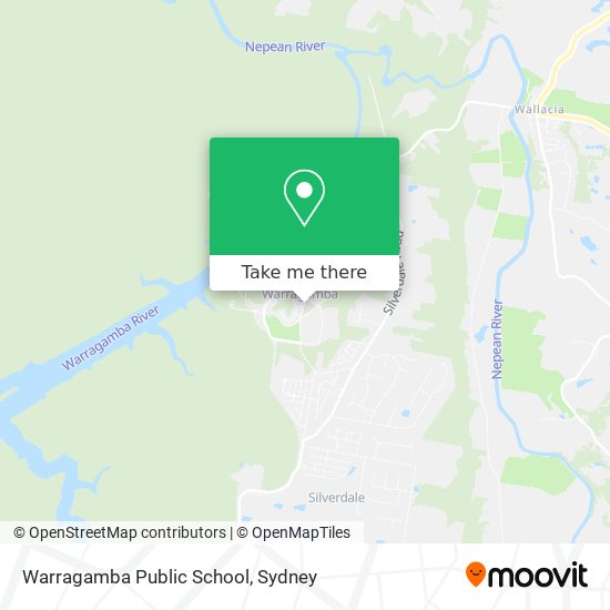 Mapa Warragamba Public School