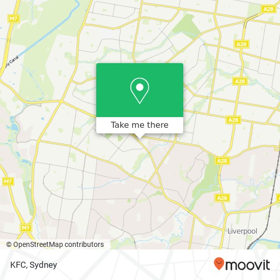 KFC map