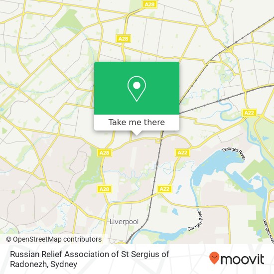 Russian Relief Association of St Sergius of Radonezh map