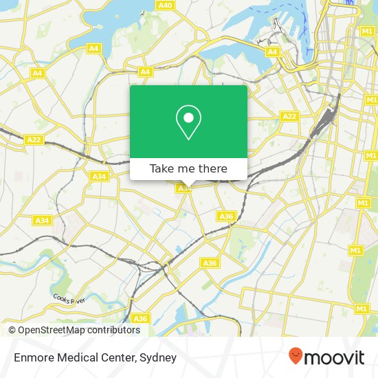 Enmore Medical Center map