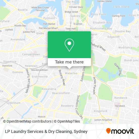 LP Laundry Services & Dry Cleaning map