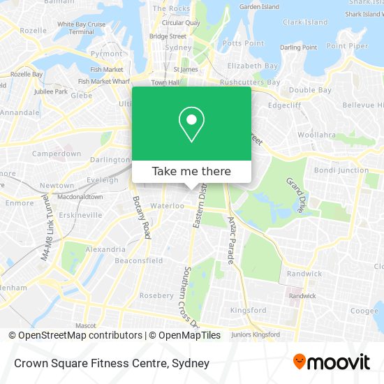 Crown Square Fitness Centre map