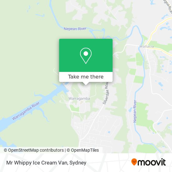 Mapa Mr Whippy Ice Cream Van