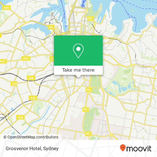 Grosvenor Hotel map