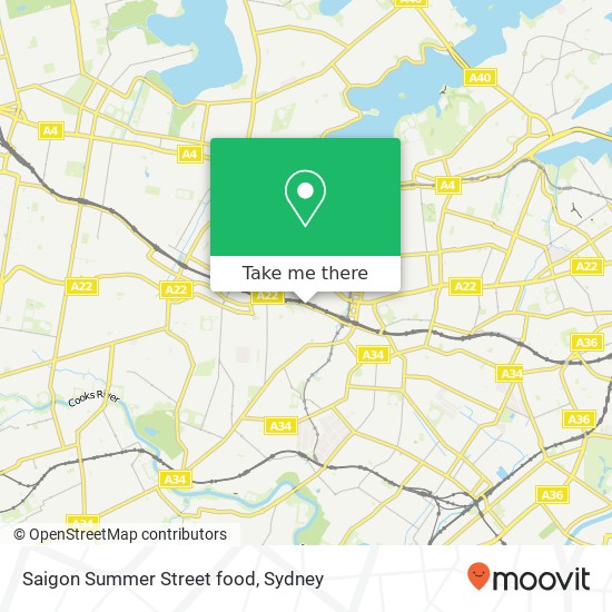 Saigon Summer Street food map