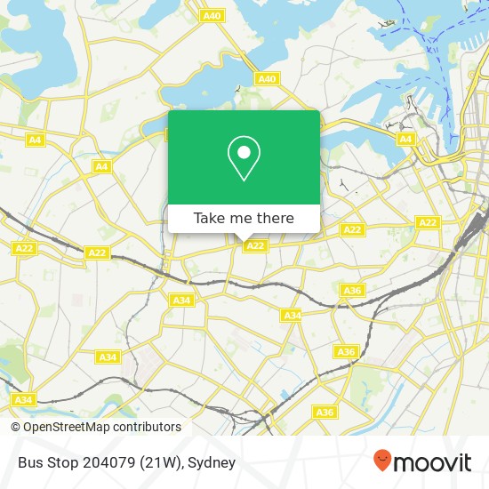 Bus Stop 204079 (21W) map