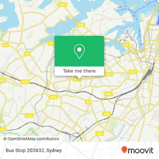 Mapa Bus Stop 203832