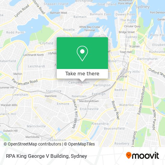 RPA King George V Building map
